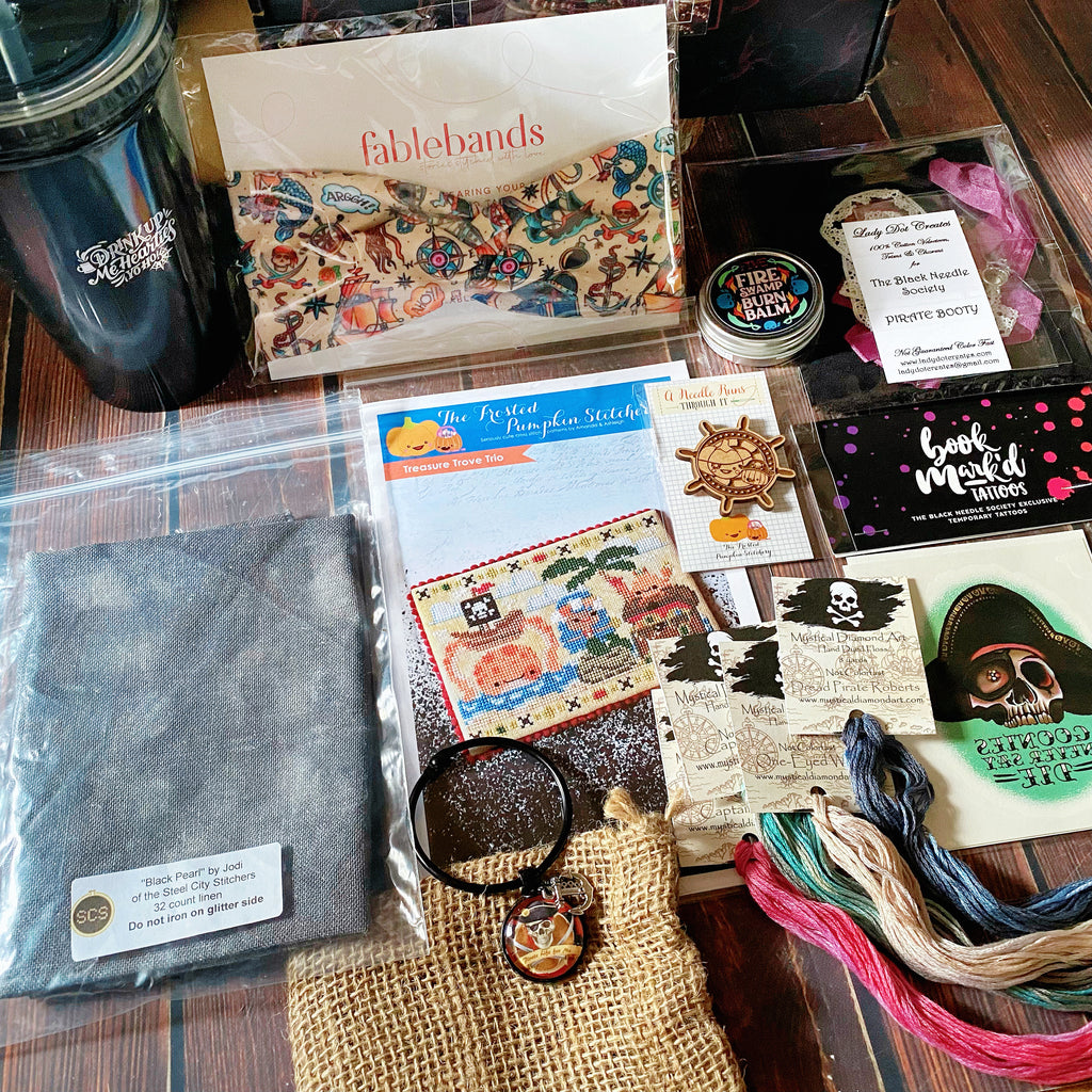 July 2021 Pirate Life Stitching— Bimonthly Subscription Box